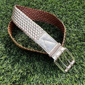 Michael Kors gold weave belt size large